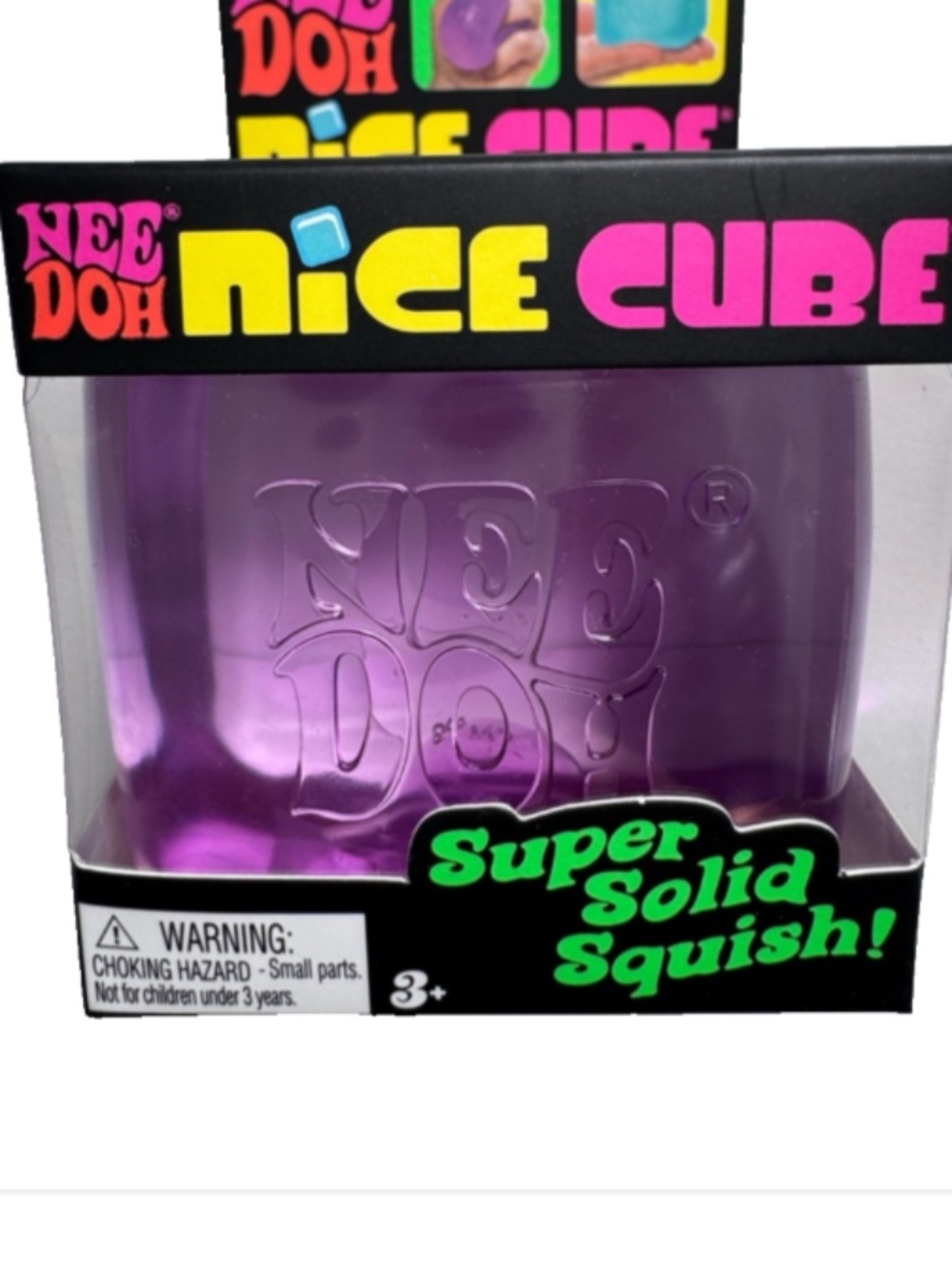 Schylling NeeDoh Nee Doh Nice Cube Purple Authentic - Picture 2 of 6